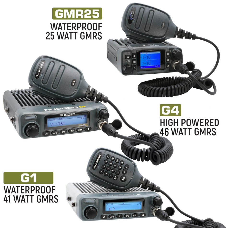 Toyota Tacoma, 4Runner, Sequoia, Lexus Two-Way GMRS Mobile Radio Kit