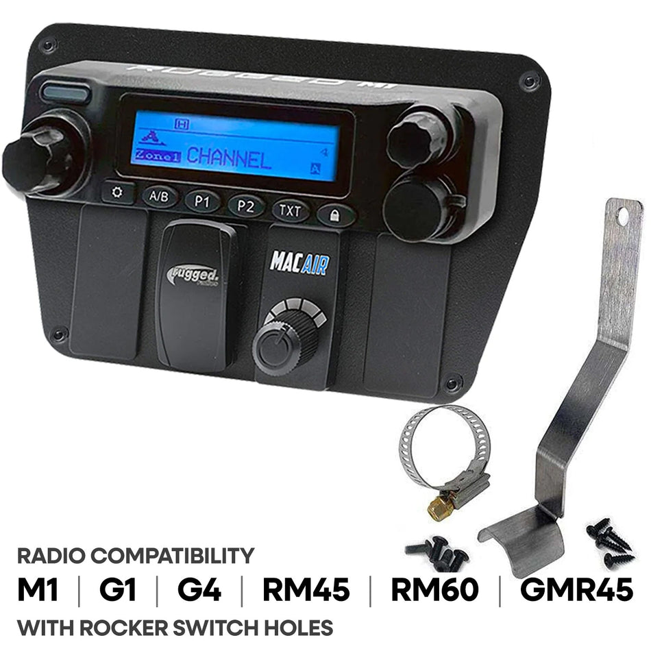 Can-Am Commander Intercom and Radio Mount