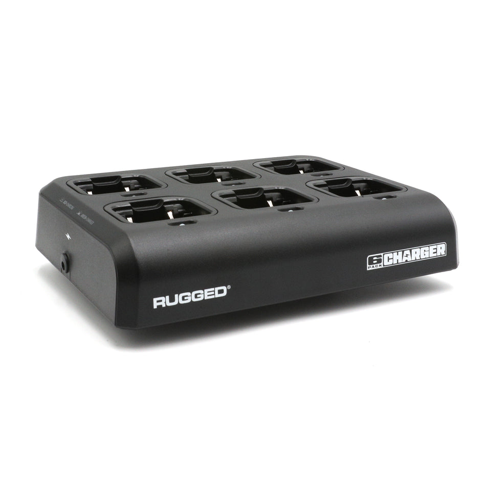 6-Pack Bank Charger for Handheld Radios