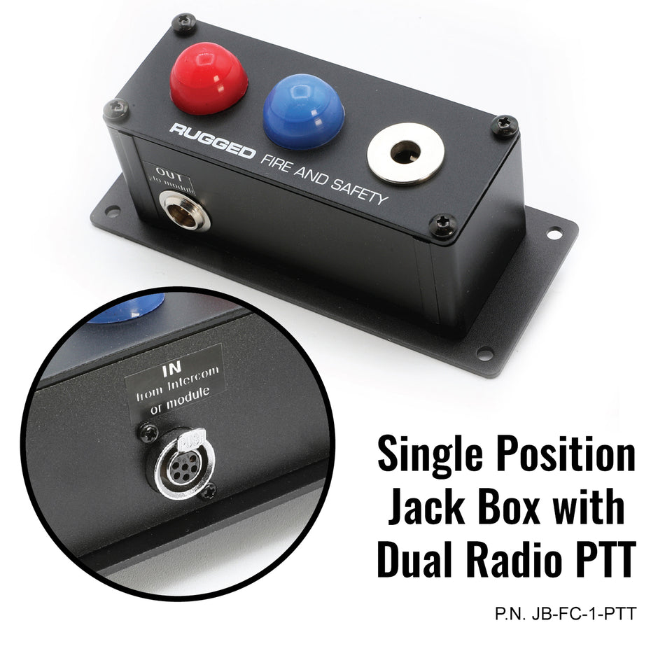 Estación de auriculares Jack Box para intercomunicador de seguridad y contra incendios RRP800