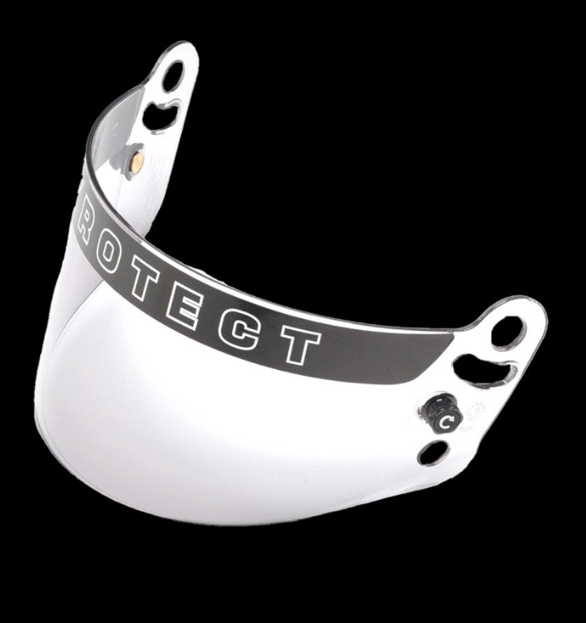 Chrome Helmet Shield for SA2010 & SA2015 Pyrotect Helmets - CLEARANCE