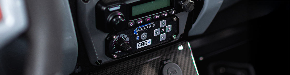 Builder intercom kits (e.g., RRP696 PLUS) with cabling and optional PTT for use with your own headset or helmet wiring