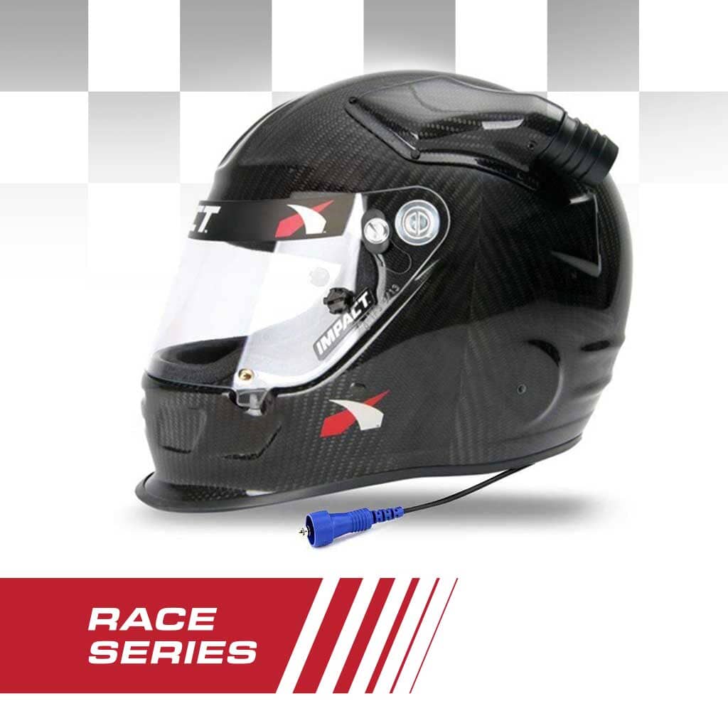 Impact Carbon Fiber OS20 RACE Offset Air Helmet Wired OFFROAD - Extra Small - Brand New - Cosmetic Blem
