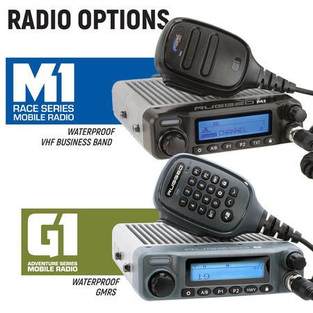 Yamaha RMAX Complete Communication Kit with Rocker Switch Intercom and 2-Way Radio