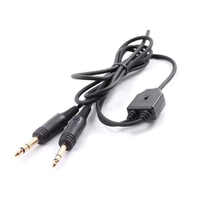 Replacement Mono/Stereo Cable for Aviation Headsets