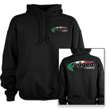 Load image into Gallery viewer, Rugged Radios &#39;Mexican Flag&#39; Men&#39;s Pullover Hoodie - Black