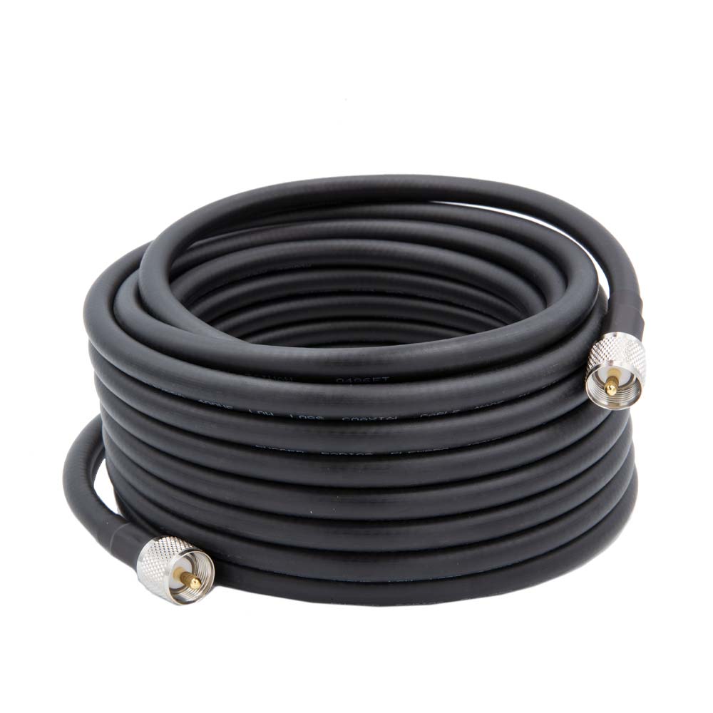 35' Foot HD Flag Pole Antenna Coax Cable