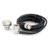 7 Ft Antenna Coax Cable Kit with BNC Connector for handheld radios - by Rugged Radios