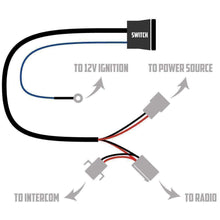 Load image into Gallery viewer, All In One Power Switch for Waterproof Radio &amp; Intercom - &quot;Comms&quot; Rocker Switch