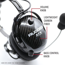 Load image into Gallery viewer, AlphaBass Carbon Fiber Headset for STEREO and OFFROAD Intercoms