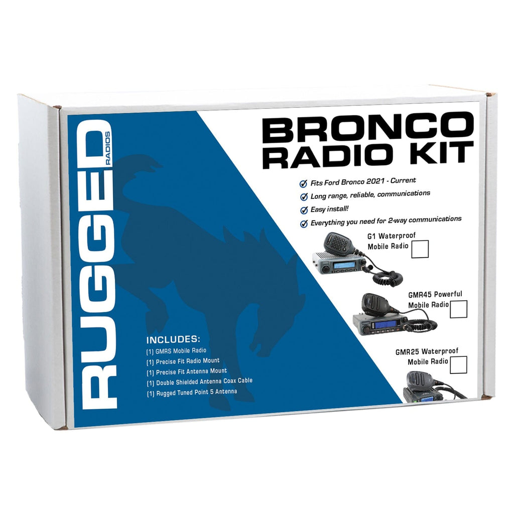 Ford Bronco Two-Way GMRS Mobile Radio Kit