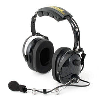 Load image into Gallery viewer, H22 Over the Head (OTH) Headset for 2-Way Radios - Black Carbon Fiber