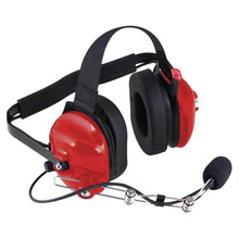 Load image into Gallery viewer, H42 Behind the Head (BTH) Headset for 2-Way Radios - Red