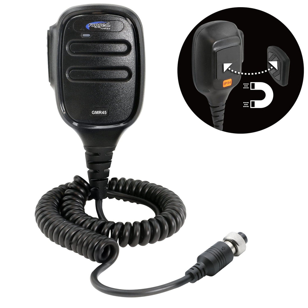 Hand Mic for GMR45 Mobile Radio with Scosche MagicMount™