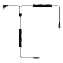 Load image into Gallery viewer, Lightweight Sport Motorcycle Harness with RCA PTT Plug, 2-Pin Connector