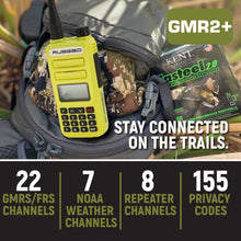 Load image into Gallery viewer, Radio Walkie Talkie GMR2 PLUS Amarillo Rugged Frecuencias GMRS/FRS ESP - By Rugged Radios