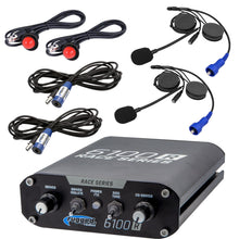 Load image into Gallery viewer, RRP6100 2 Person Race Intercom System with Helmet Kits