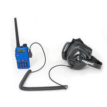 Load image into Gallery viewer, Rugged and Kenwood Radio - Spotter Headset Listen Only Coil Cord