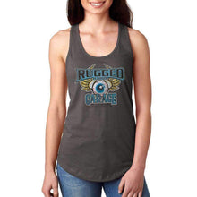 Load image into Gallery viewer, Rugged Garage Logo Women&#39;s Racerback Tank Top