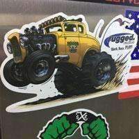 Load image into Gallery viewer, Rugged Radios &#39;32 Die Cut Sticker