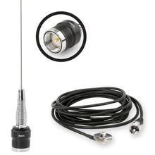 Load image into Gallery viewer, UHF Antenna Kit with 1/2 Wave No Ground Plane (NGP) Antenna &amp; NMO Mount
