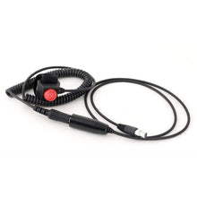 Load image into Gallery viewer, Velcro Mount Quick Disconnect Steering Wheel Push to Talk (PTT) Kit
